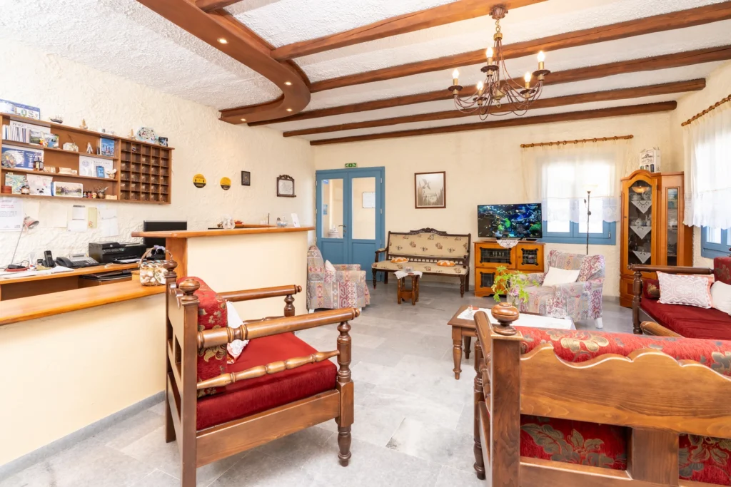 reception hotel Agia Anna Naxos