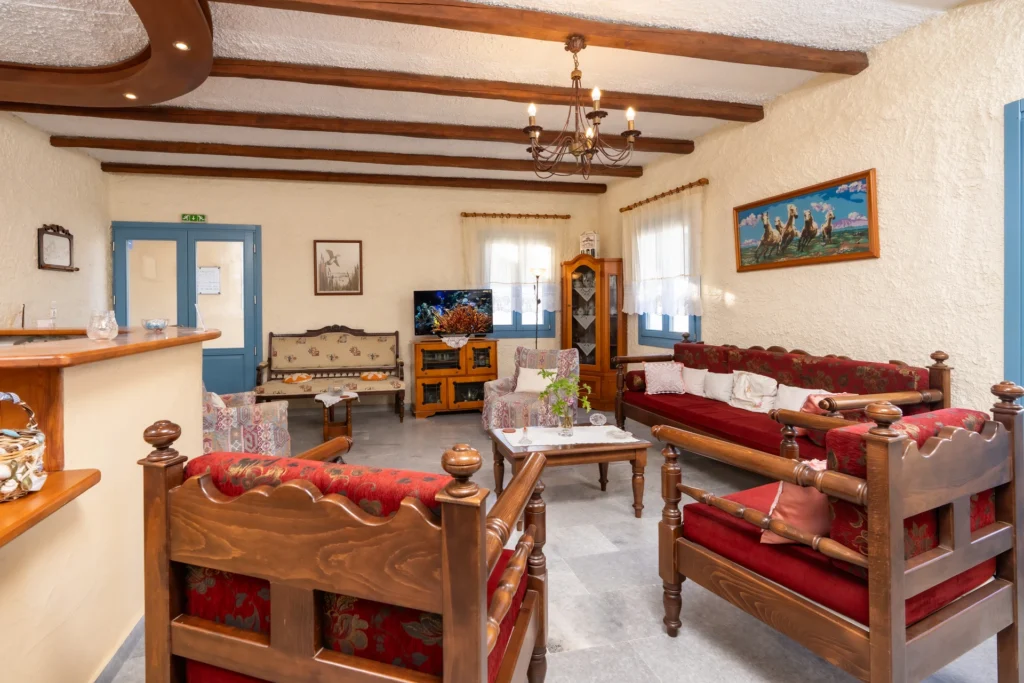 reception hotel Agia Anna Naxos